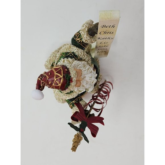 Vintage Home Interiors Classic Santa Clause Holding Naughty & Nice List NIB - Picture 6 of 12